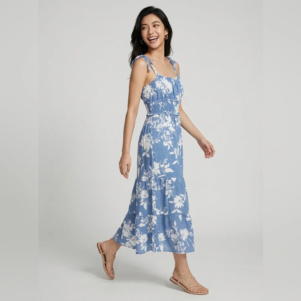 Floral Midi Dress - Picture 5 of 5